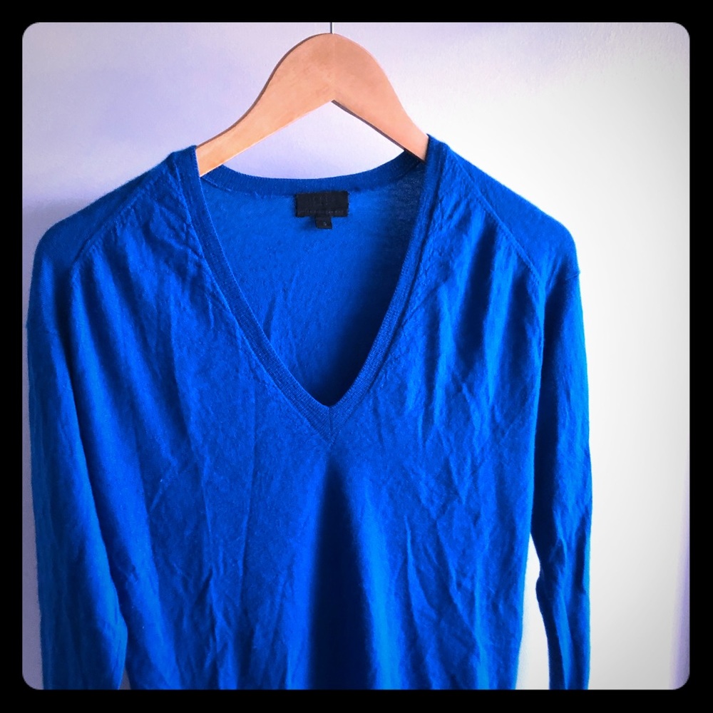 J Crew Collection Cashmere V Neck
